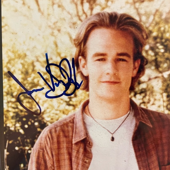 Autographed James Van Der Beek / Katie Holmes Dawson’s Creek Photo Authentic - Picture 2 of 4